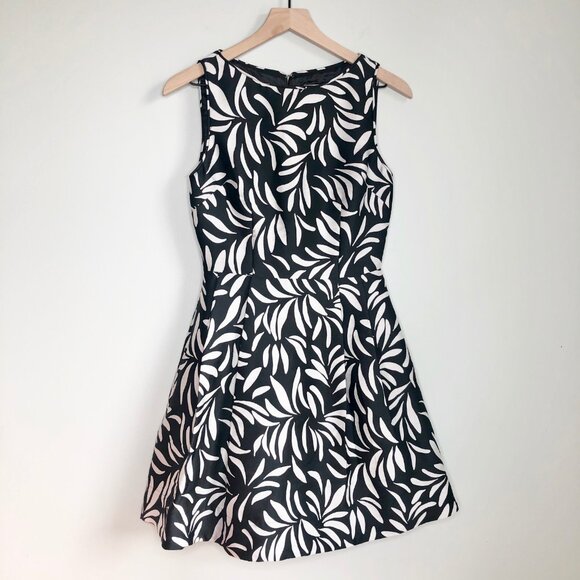 Anthropologie June Party Mini Dress Fit & Flare Sleeveless Pleated Vintage Retro - Picture 2 of 7